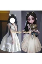 Identity V Little Girl Alice DeRoss Pandora White Dress Cosplay Costume